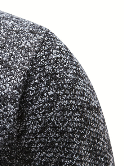 Rollkragenpullover mit Viertelreißverschluss für Männer