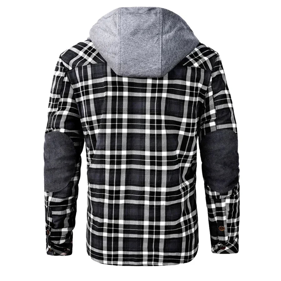 Flanellfleece-Winterjacke für Herren