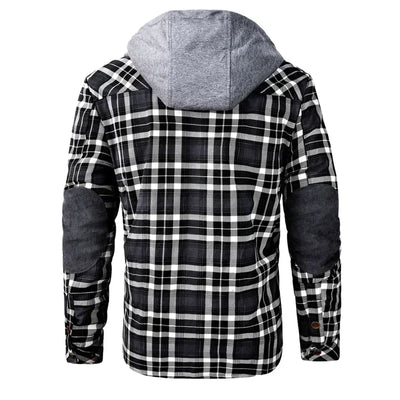Flanellfleece-Winterjacke für Herren