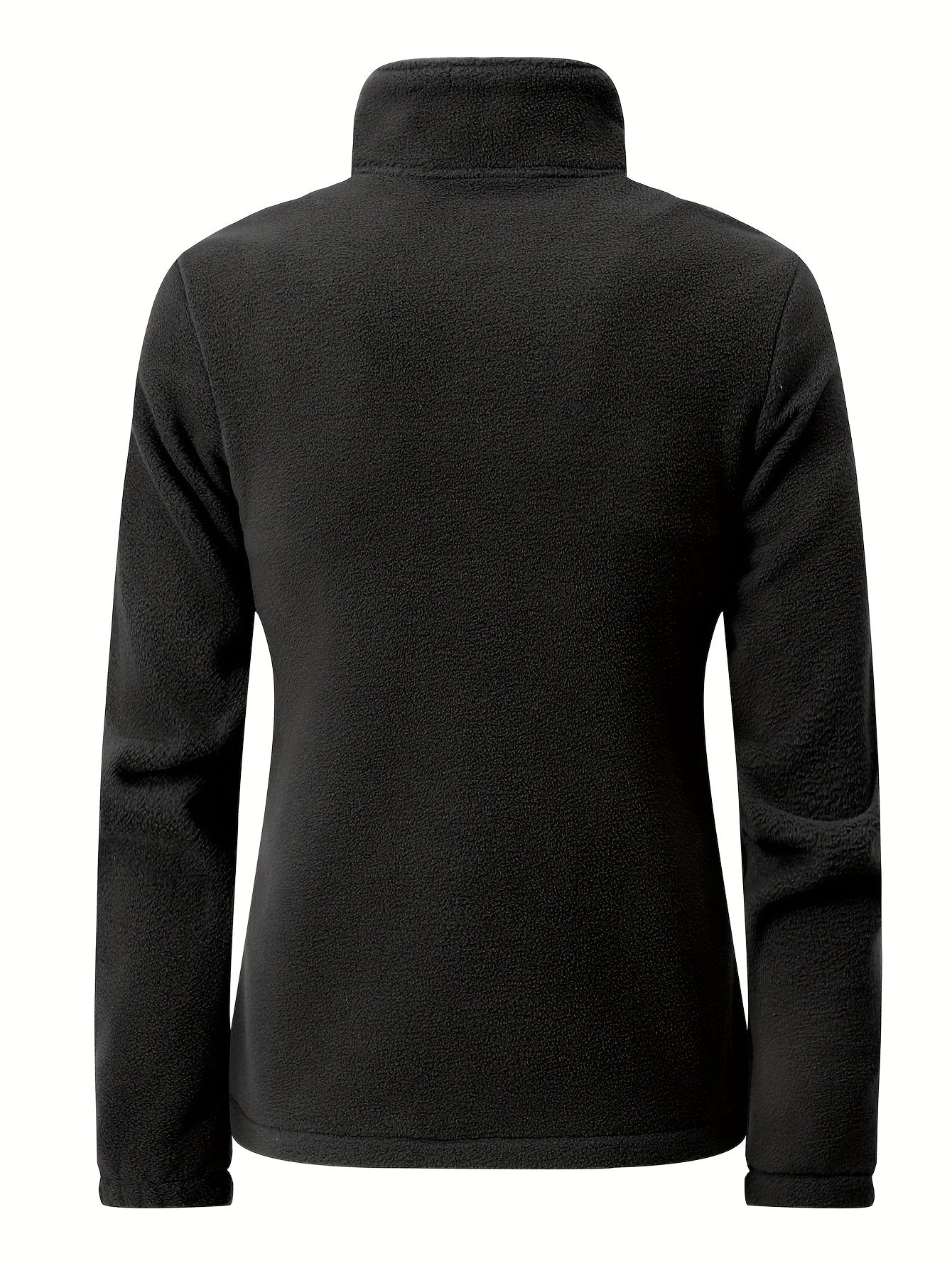 Fleecejacke Damen Mit Stehkragen | Reißverschluss Sportjacke Outdoor