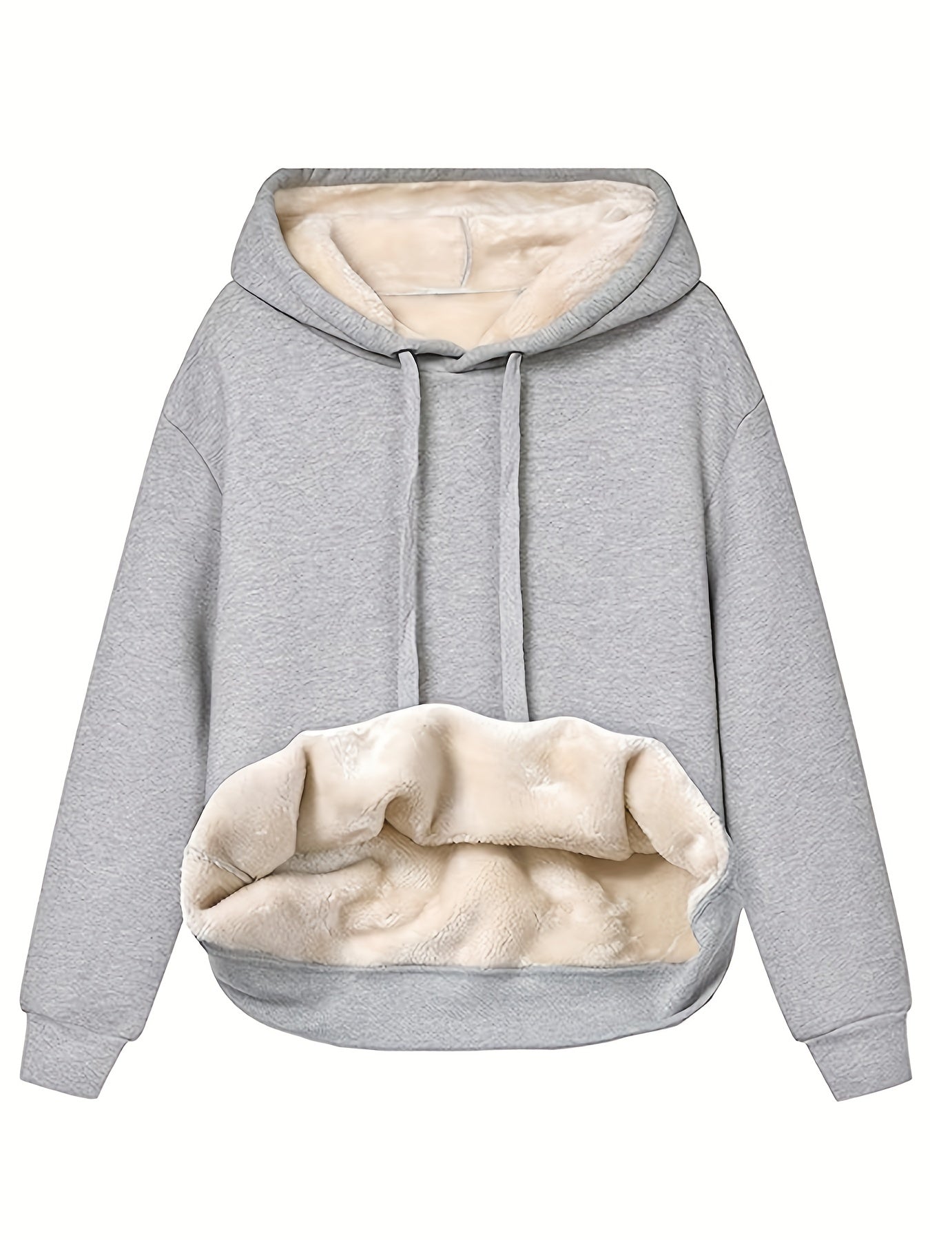 Warme Kapuzen-Winterpullover für Frauen