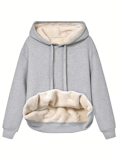 Warme Kapuzen-Winterpullover für Frauen