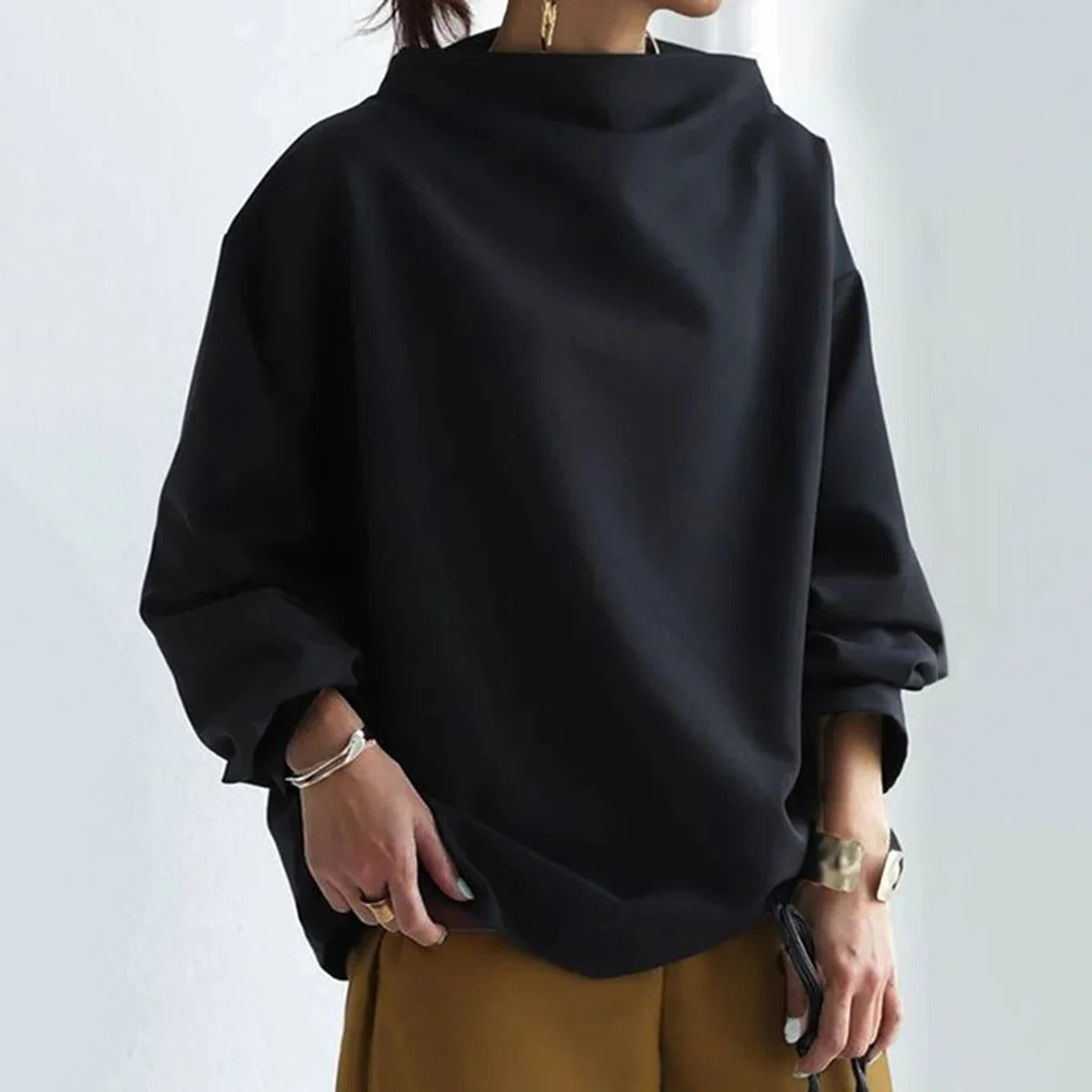 Stilvoller Langärm-Pullover für Frauen