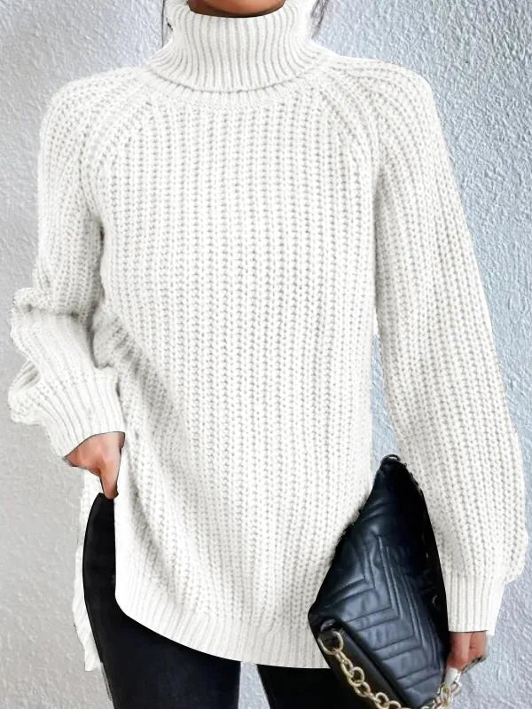 Kuscheliger Strick-Rollkragenpullover für Frauen