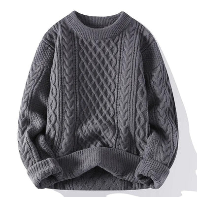 Klassischer Loose Fit-Strickpulloverfür Herren