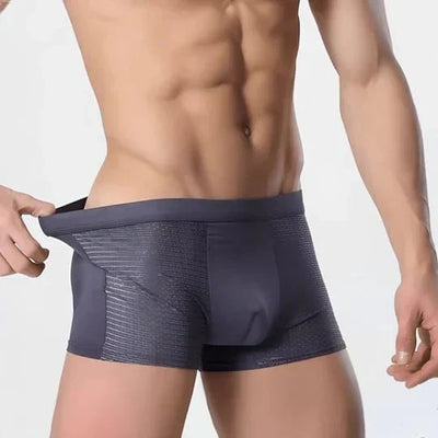 Sommerfrische Boxershorts für Herren - Atmungsaktive Kühlende Unterhosen (5er-Pack)