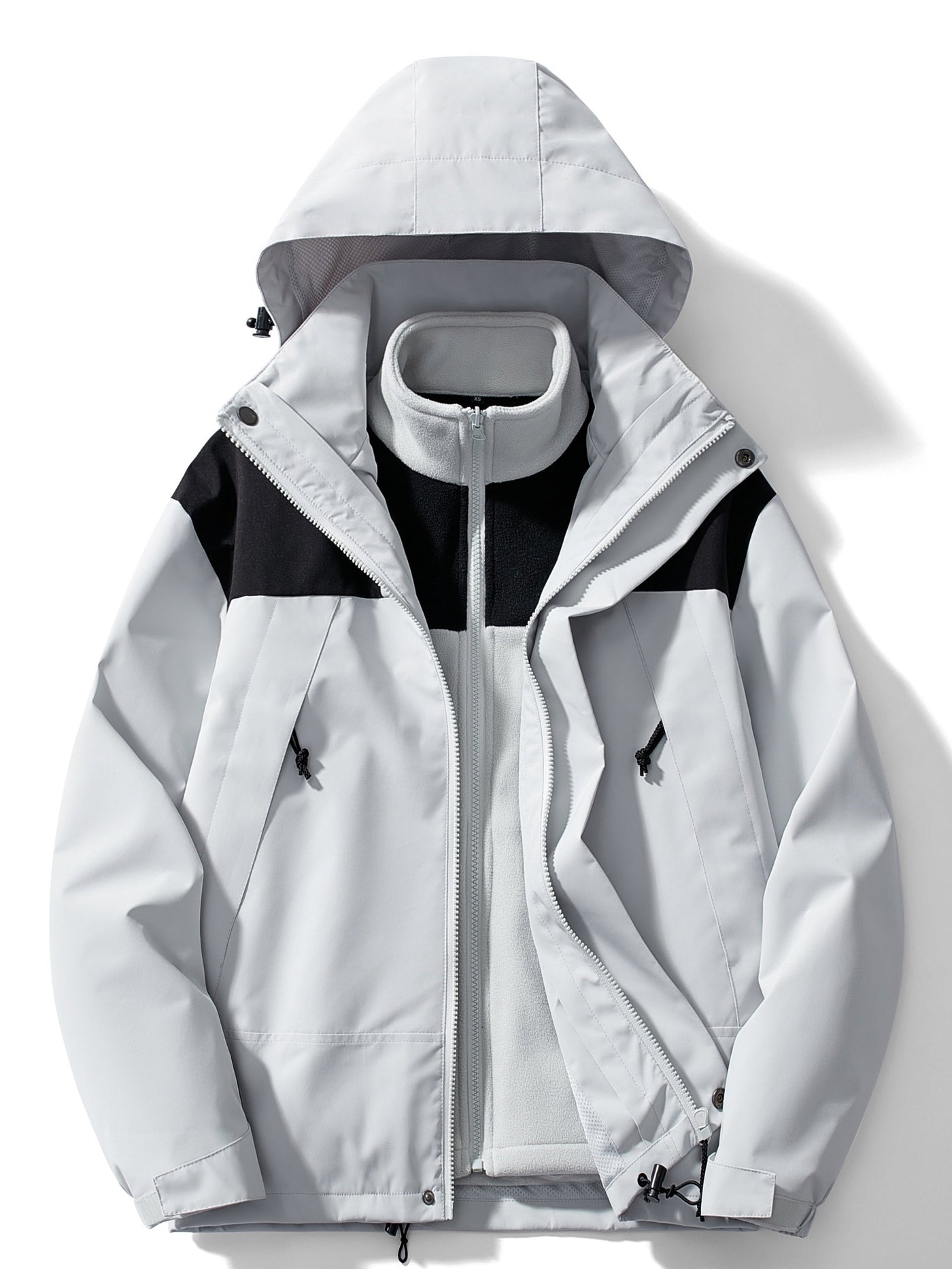 3 in 1 Winterjacke mit Kapuze für Damen