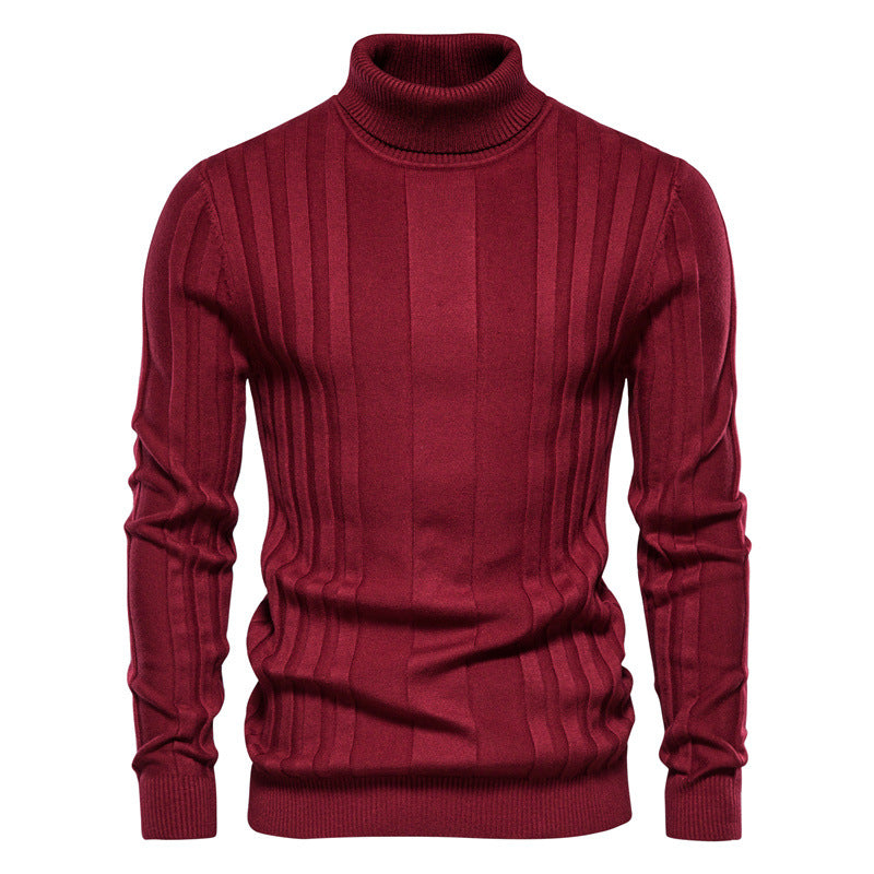 Eleganter Rollkragenpullover für Herren