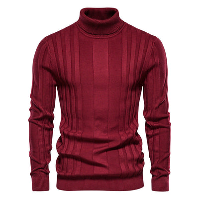 Eleganter Rollkragenpullover für Herren