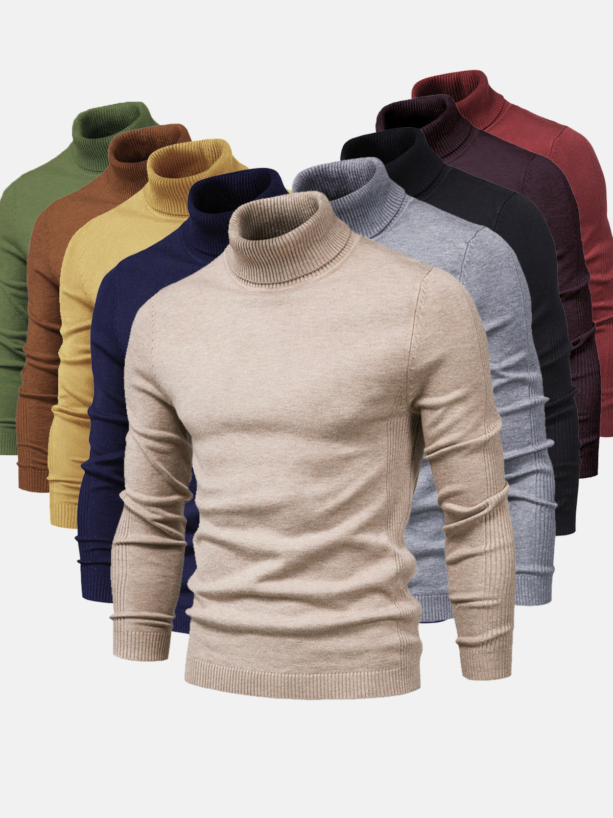 Rollkragen Pullover Herren Baumwolle | Elegant & Bequem