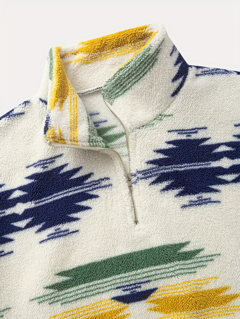 Clinton – Sweatshirt Mit Halbem Reißverschluss Und Stehkragen