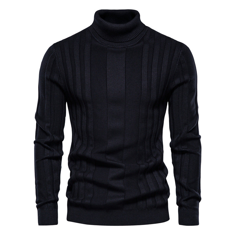 Eleganter Rollkragenpullover für Herren