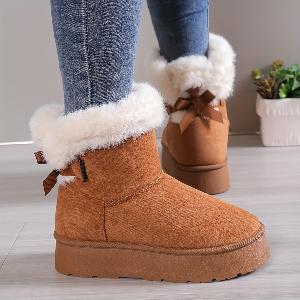 Warme Stiefel für Damen