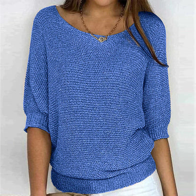 Virginia® | Ärmellose 3/4-Bluse mit Kroko-Muster.