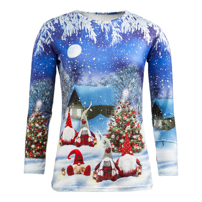 Langärmeliges Holiday Elf Shirt für Frauen