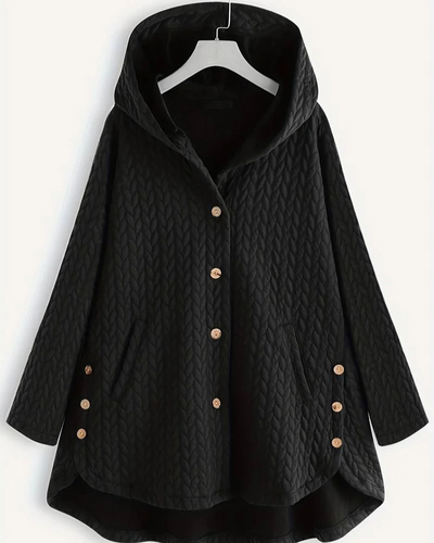 Damen bequeme Kapuzenjacke | Lang