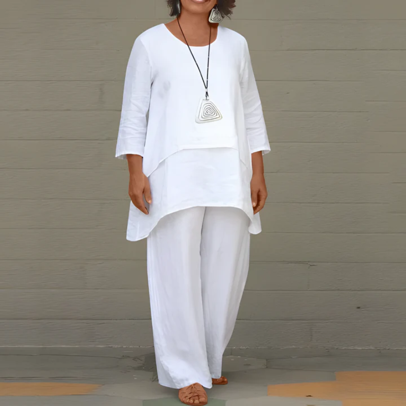 Damen bequemes und elegantes Set | Zweiteiler