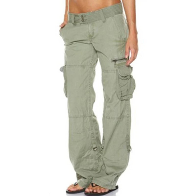 Belinda® | Damen Cargohose Schwarz