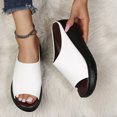 Damen elegante Plateausandalen | Bequeme