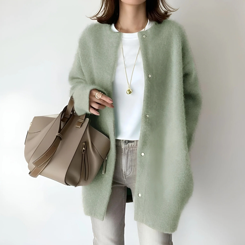 Damen eleganter Herbst-Cardigan | Strick