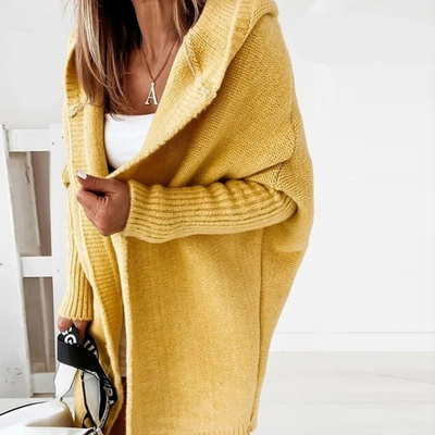 Damen eleganter langer Cardigan | Strick