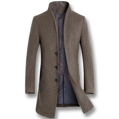 Herren eleganter weicher strickjacke | Lang