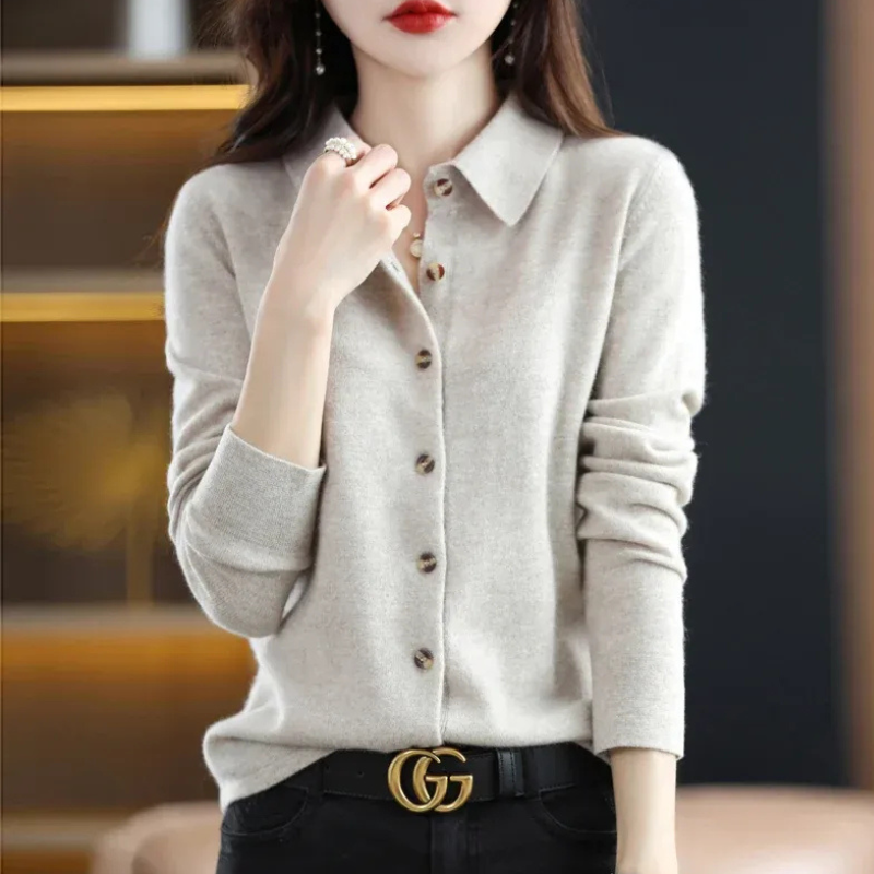 Damen eleganter weicher Strickjacke | Warmer