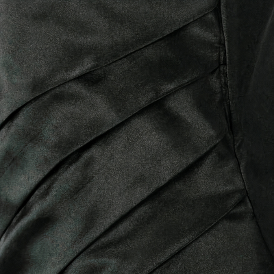 Damen elegantes schwarz-weißes Abendkleid | Maxi