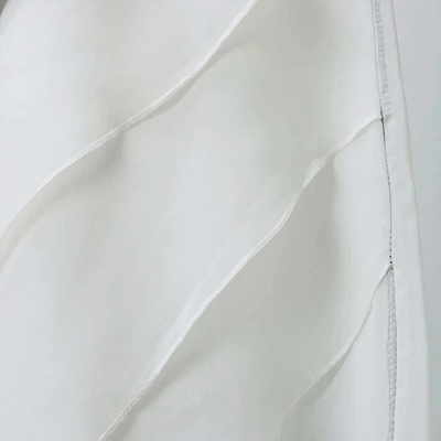 Damen elegantes schwarz-weißes Abendkleid | Maxi