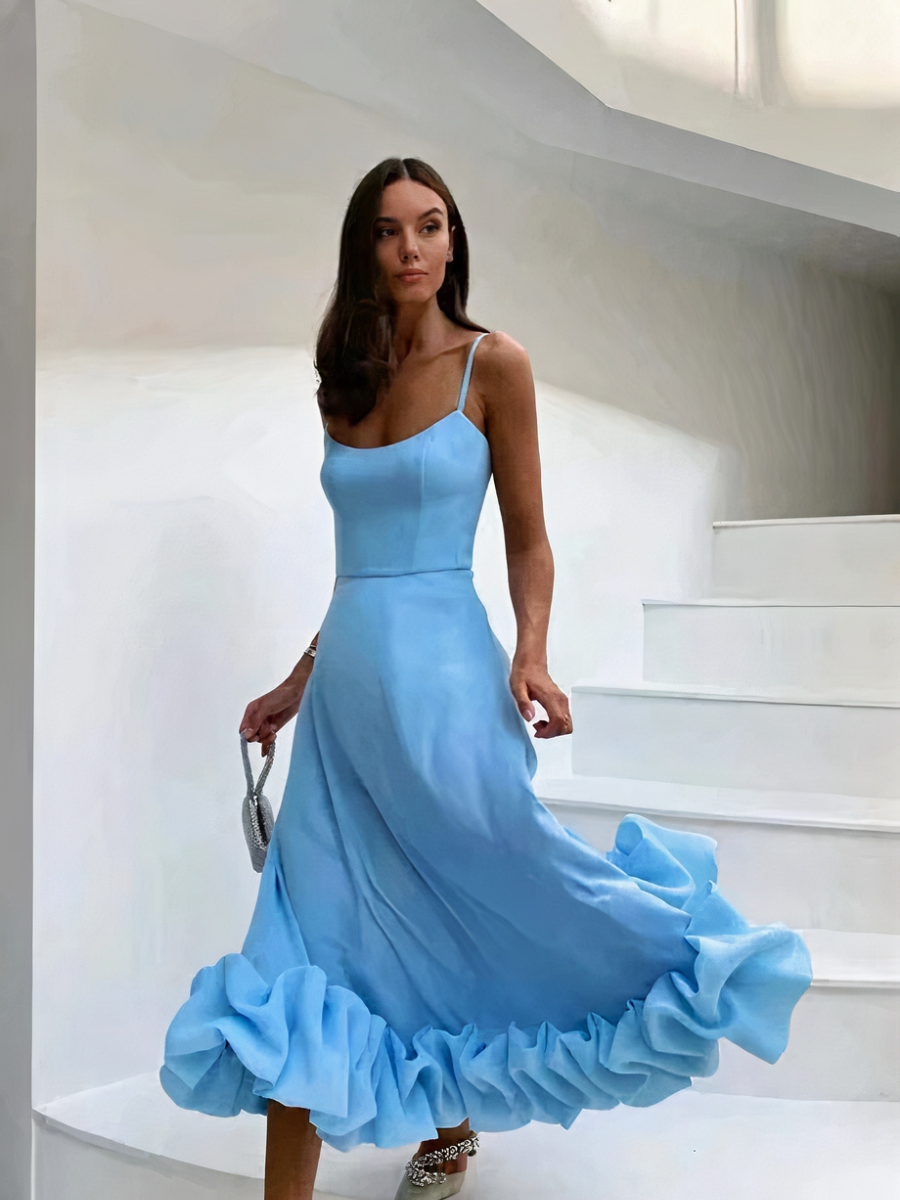 Damen elegantes Vintage-Bustierkleid | Midi