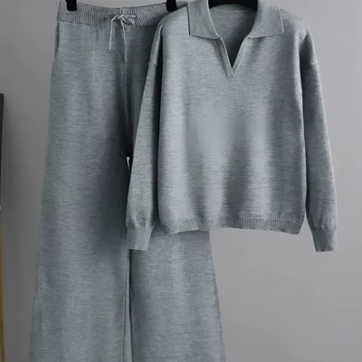 Damen elegantes warmes Loungewear-Set | Modern