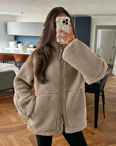 Damen gemütliche Winterjacke | Warme