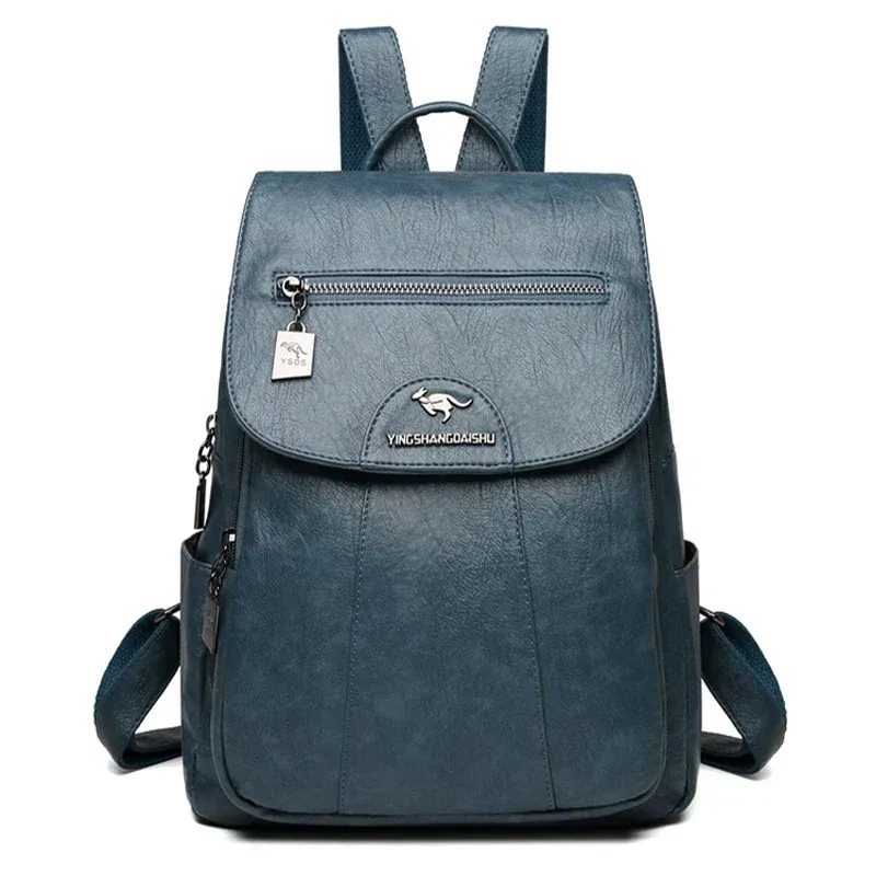 Damen geräumiger Rucksack | reißverschluss
