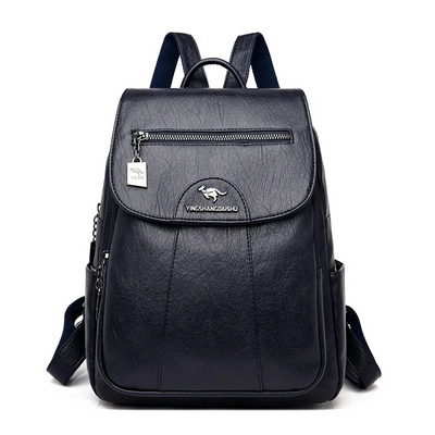 Damen geräumiger Rucksack | reißverschluss