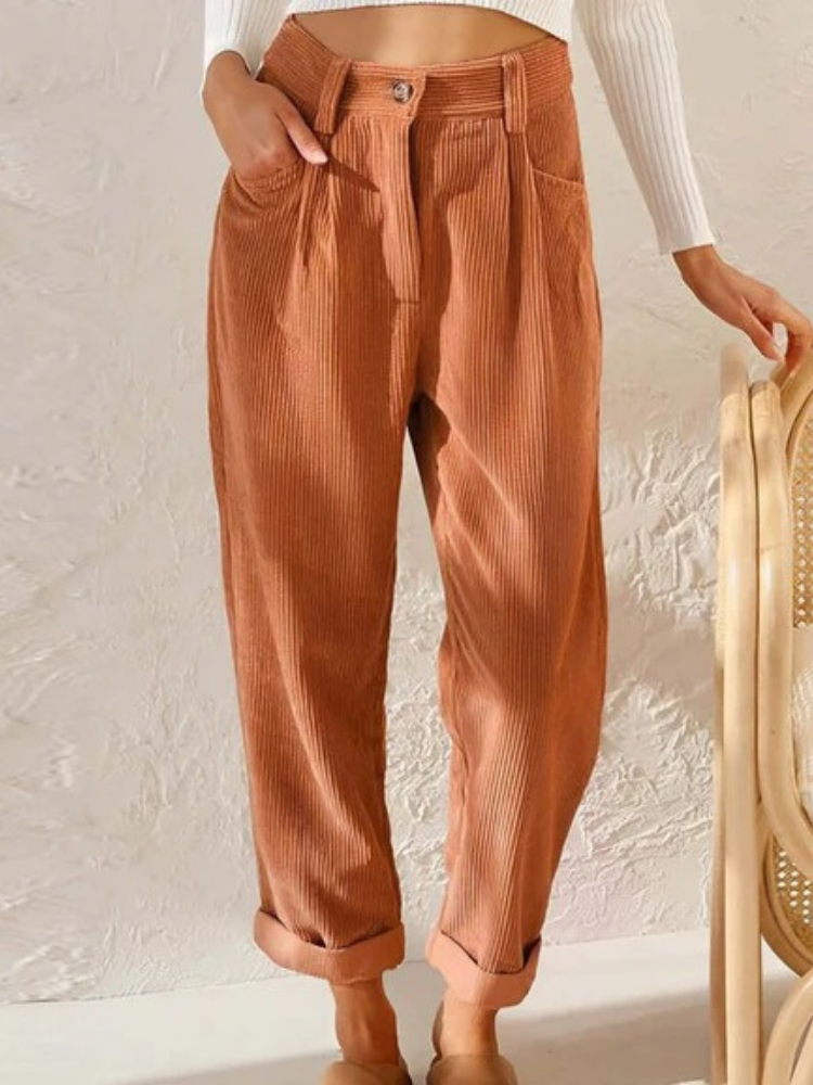 Damen klassische Cordhose | Sommer