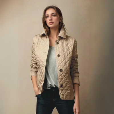 Damen klassische gesteppte Jacke | Leicht