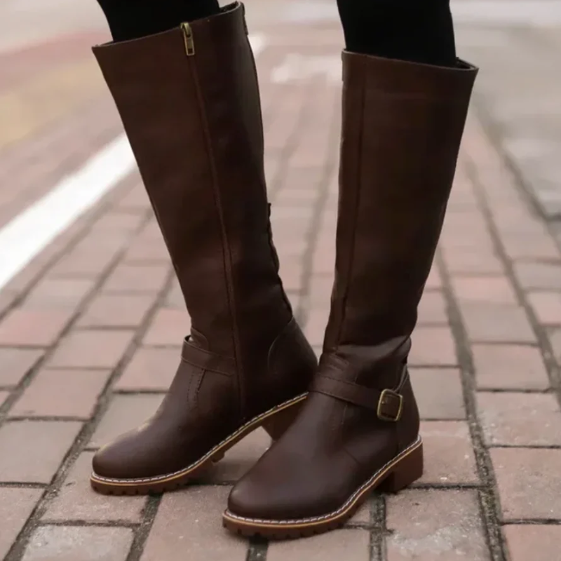 Damen klassische hohe Stiefel | Cowboy