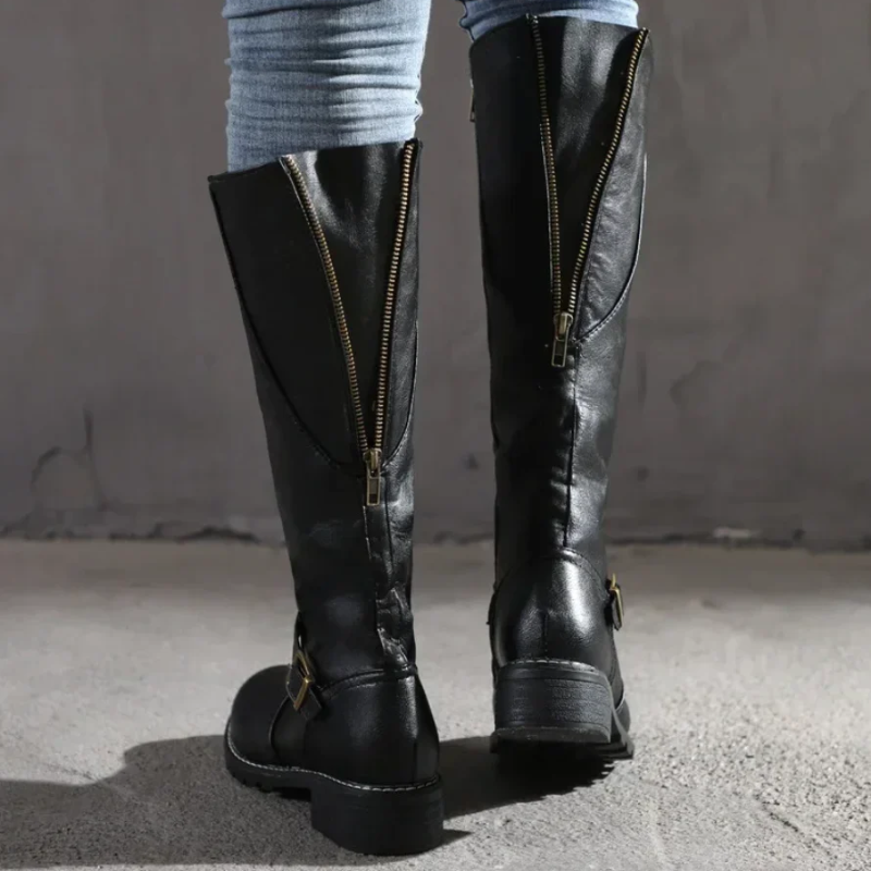 Damen klassische hohe Stiefel | Cowboy