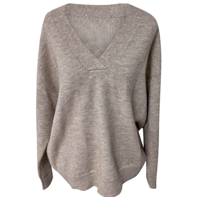 Damen lässiger trendiger Pullover | übergroß