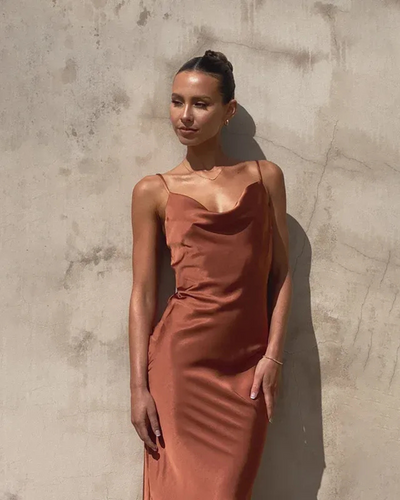 Damen langes elegantes Kleid für Hochzeitsgäste | Maxi