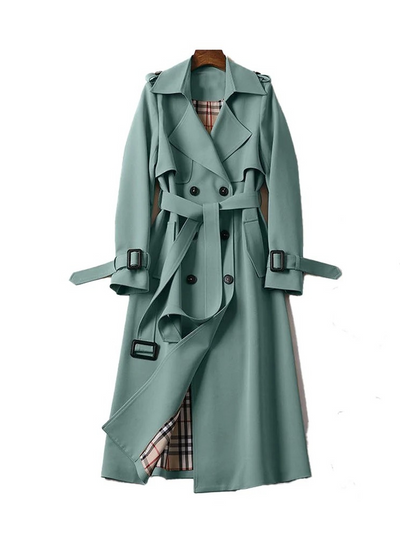 Damen luxuriöser klassischer Trenchcoat | Herbst