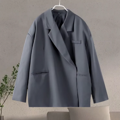 Damen moderner Blazermantel | Übergroß