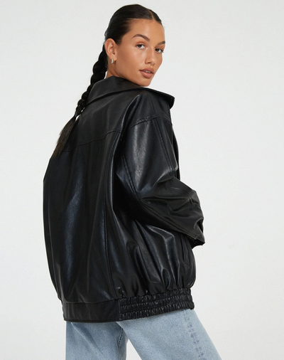 Damen oversized trendige Jacke | Lang