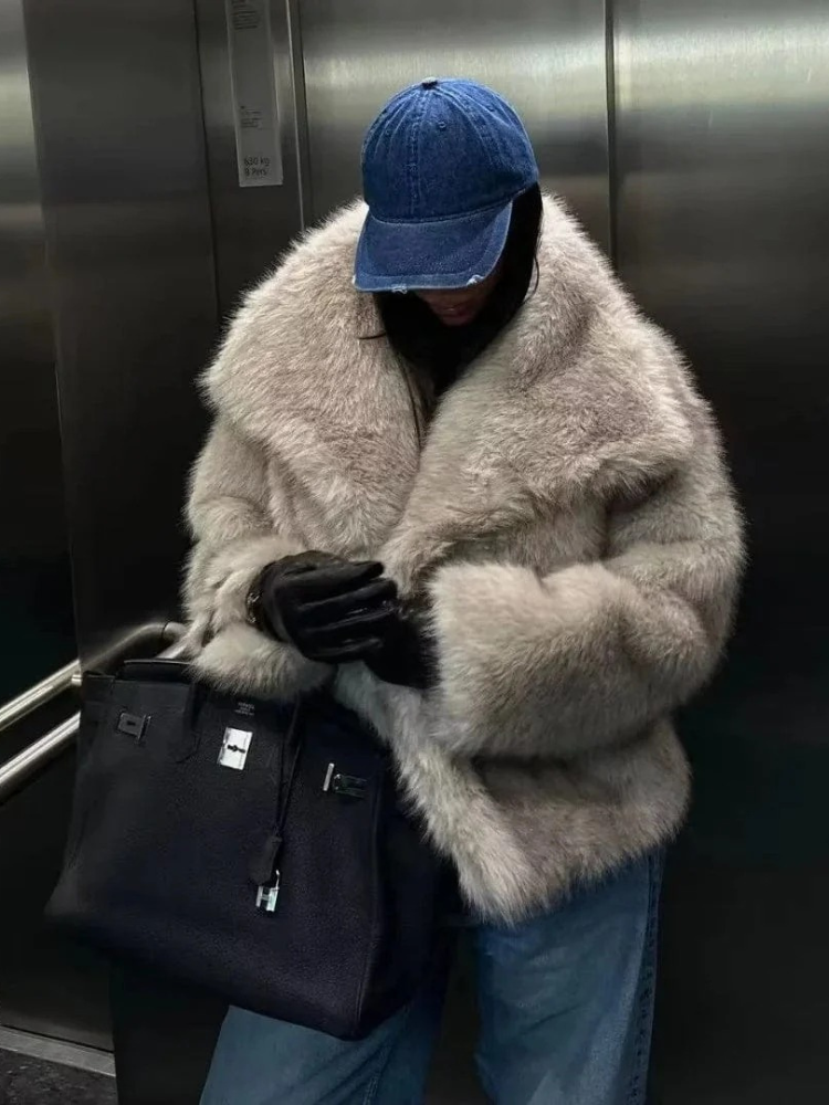 Damen Premium weicher Wintermantel | Warme