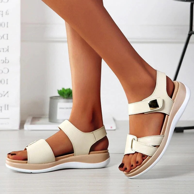 Damen Sandalen mit gepolsterter Innensohle | Bequeme