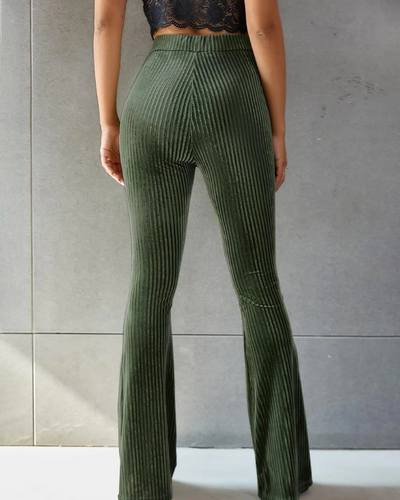 Damen stylische Schlaghose | Cord