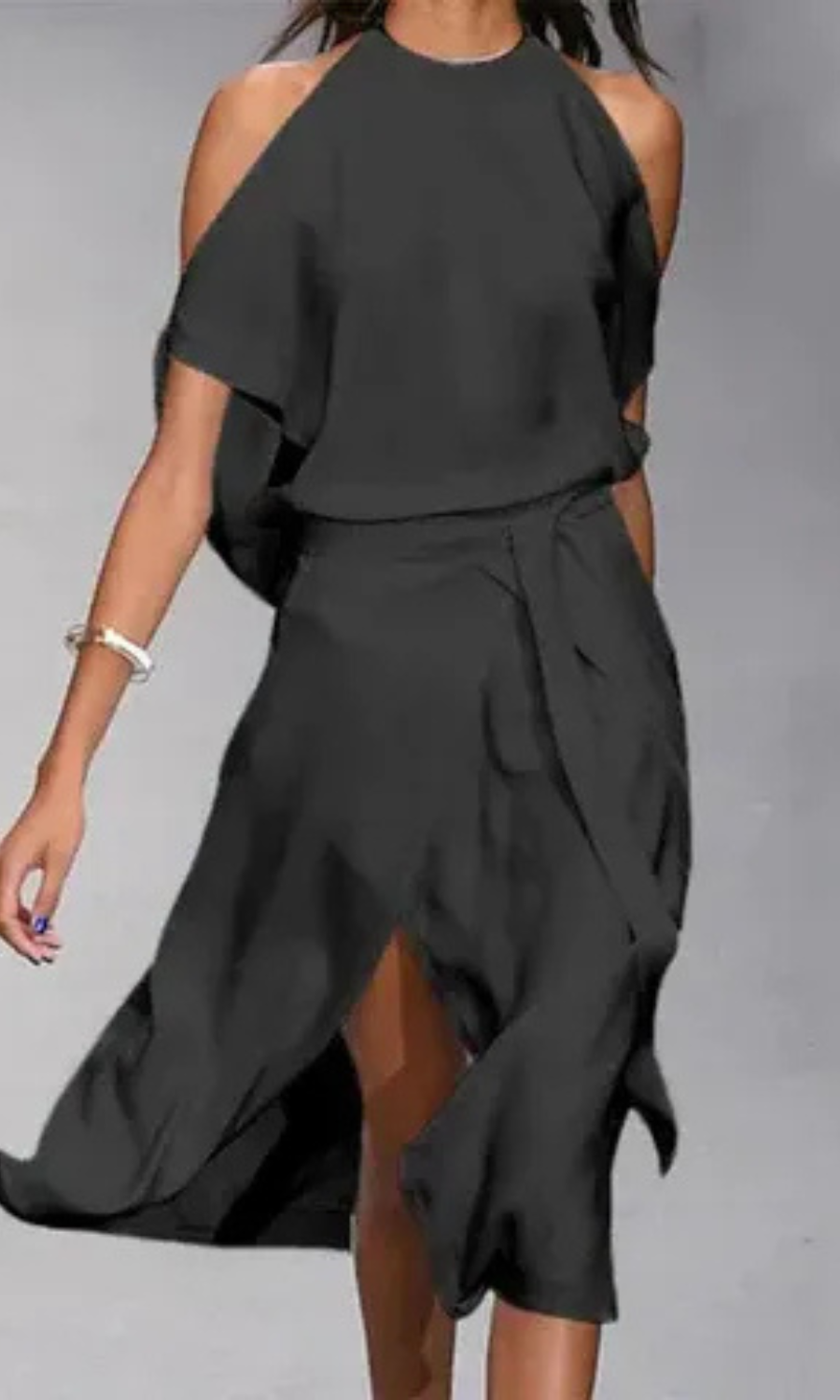 Damen stylisches Sommerpartykleid | Midi