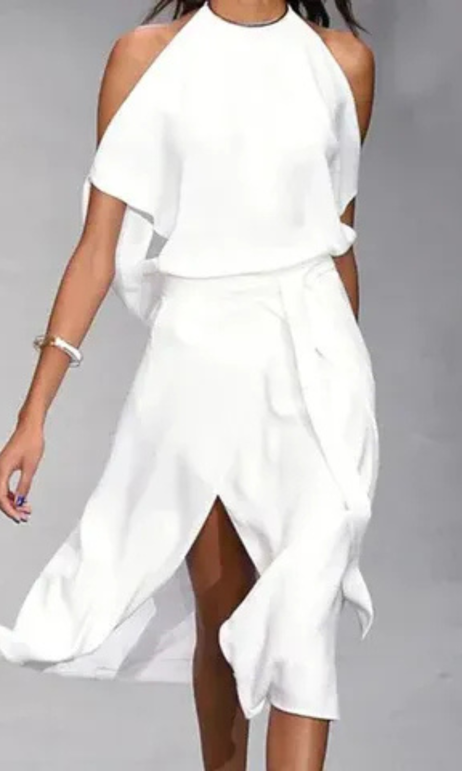 Damen stylisches Sommerpartykleid | Midi