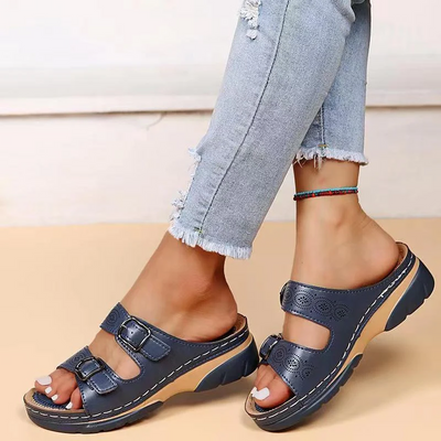 Damen trendige Sommersandalen | Plateau