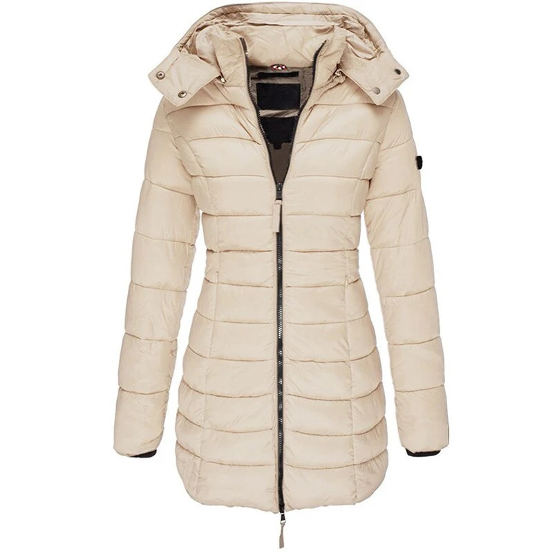 Damen warme Winter-Daunenjacke | Wasserdicht